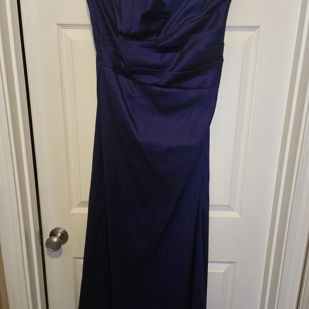 Jessica McClintock Deep Purple Maxi Dress
